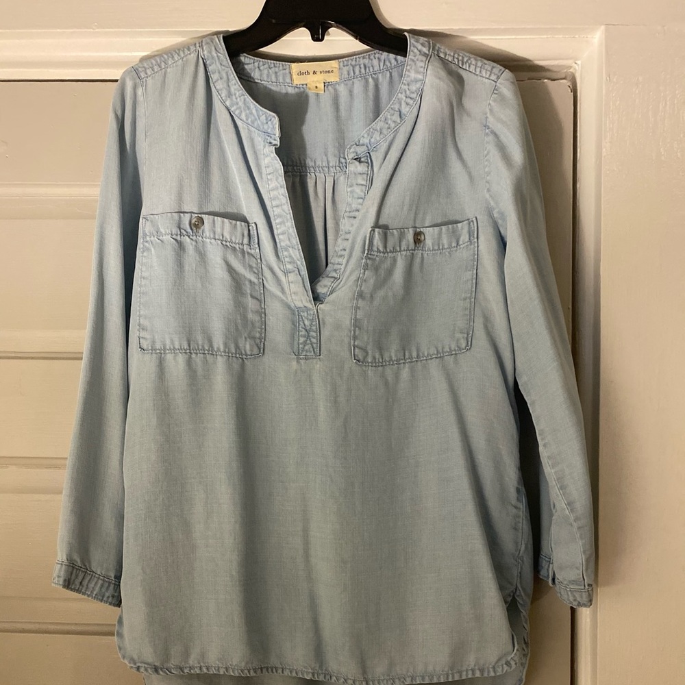 Cloth & Stone Denim Shirt
